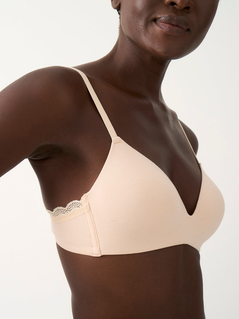 Smooth Demi Bra - Sand