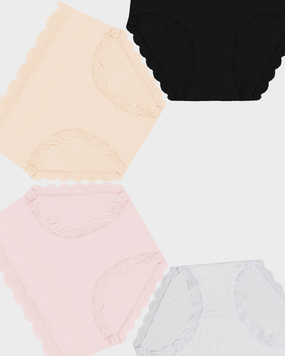 High Rise Brief Four Pack - Sand Essentials  TENCEL™ Underwear – Stripe & Stare  USA