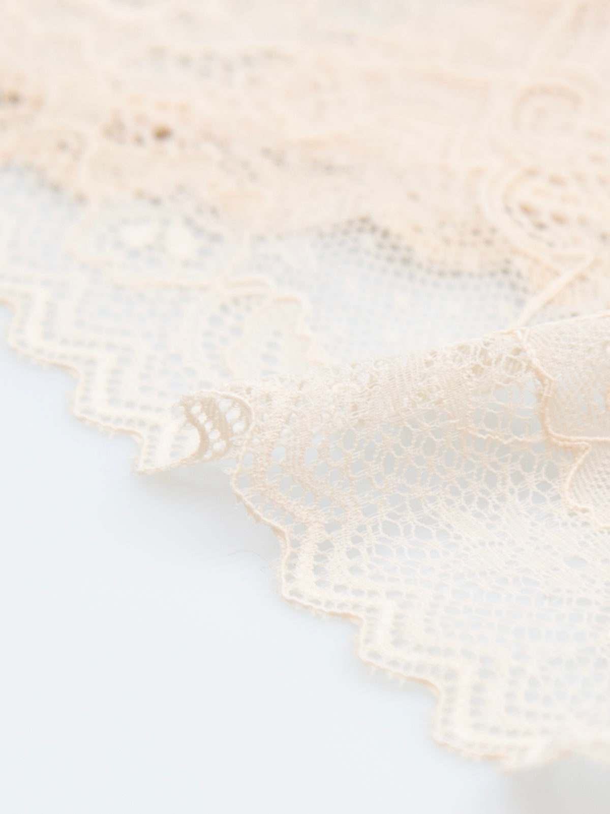 Eco Lace High Rise Brief - Sand