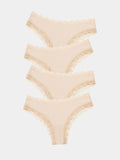 Brazilian Brief Four Pack - Sand