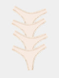 Thong Four Pack - Sand