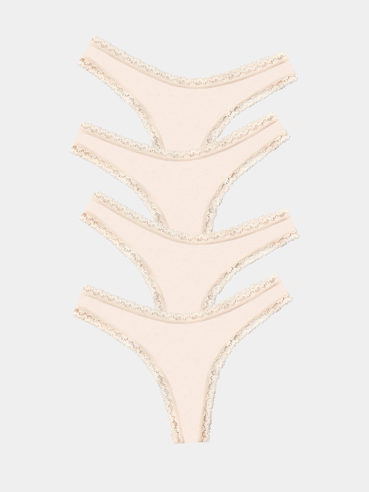 Thong Four Pack - Sand Charming Garment Enterprises Co
