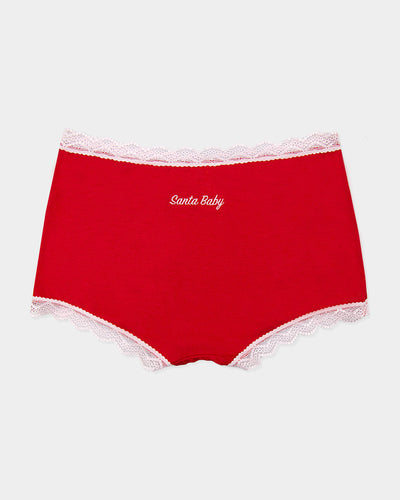 Hipster Brief - Santa Baby Stripe & Stare