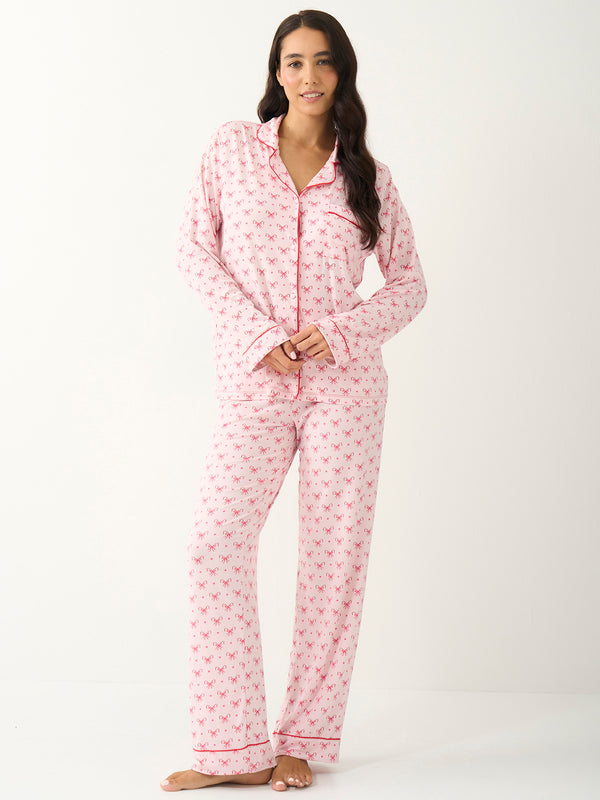 Long Pajama Set - Santa Baby