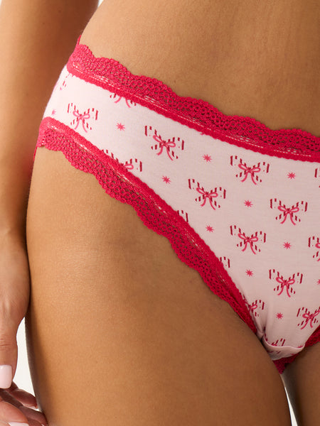 Mid Rise High Leg Brief - Santa Baby