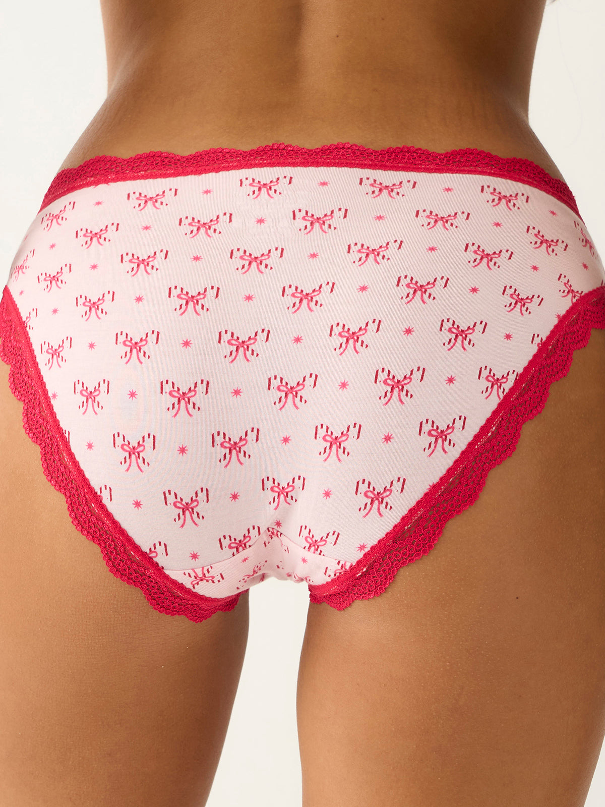 Mid Rise High Leg Brief - Santa Baby