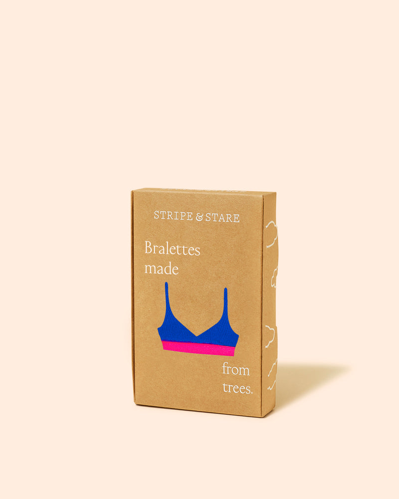 Lace Bralette - Sapphire and Raspberry Charming Garment Enterprises Co