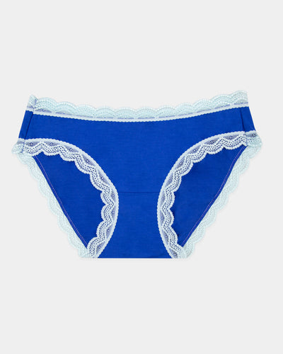 The Original Brief - Sapphire and Atomizer Blue Stripe & Stare