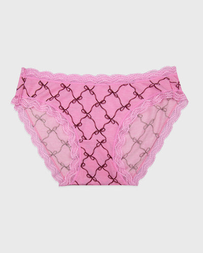 The Original Brief - Candyfloss Bow Stripe & Stare