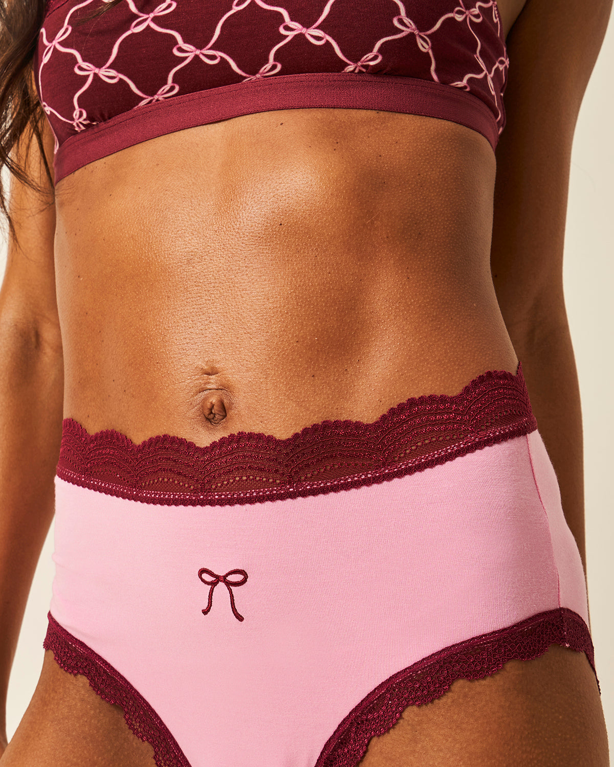 High Rise Brief Four Pack - Say it with a Bow Wholegood Inter-United Ltd