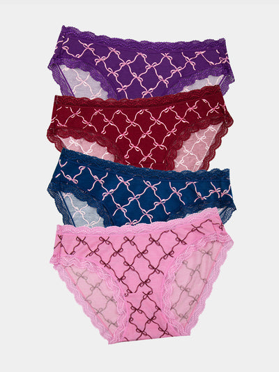 The Original Brief Four Pack - Say it with a Bow Wholegood Inter-United Ltd