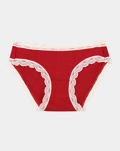 The Original Brief -  Scarlet and Candlelight Stripe & Stare