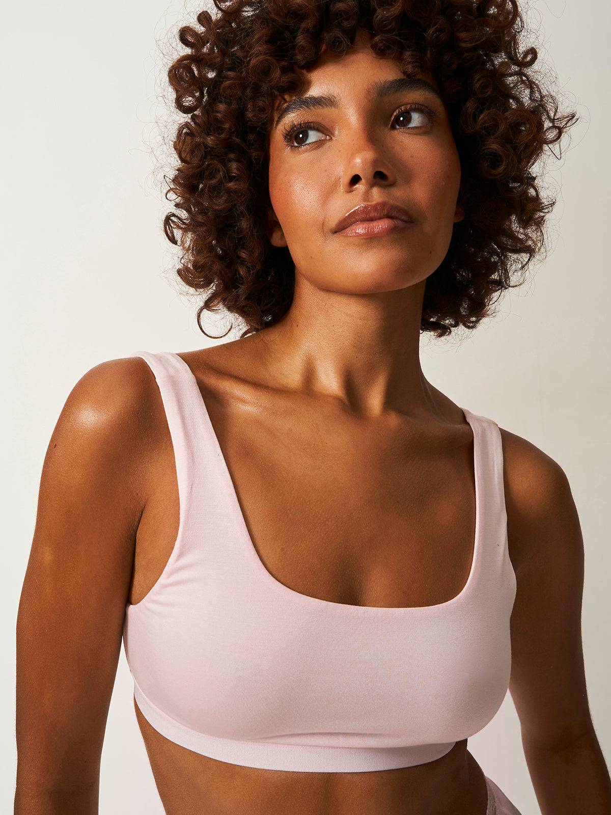 Soft Scoop Bra - Pink-a-boo Mintteks