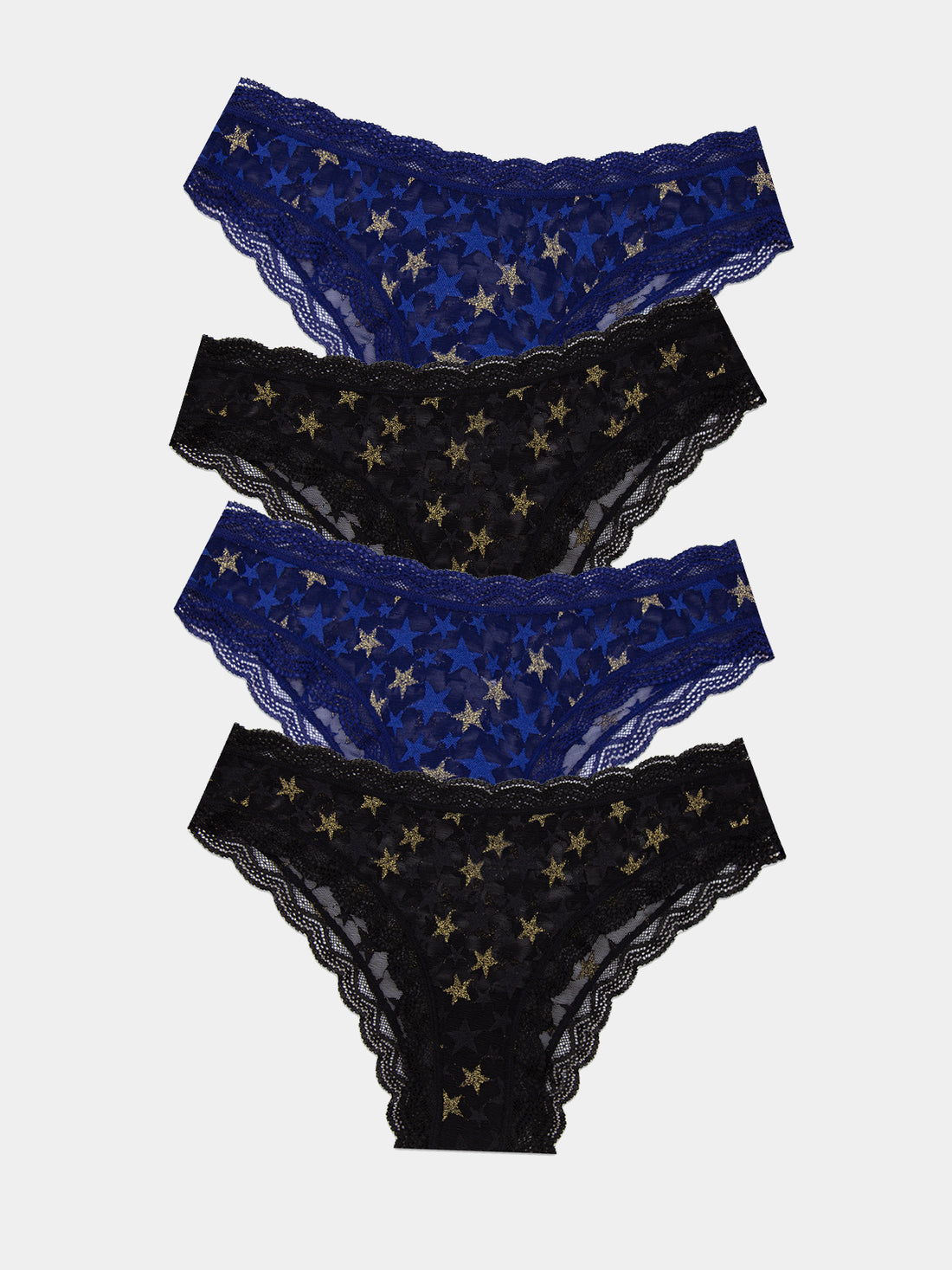 Brazilian Brief Four Pack - Shine Like a Star Hop Lun Limited