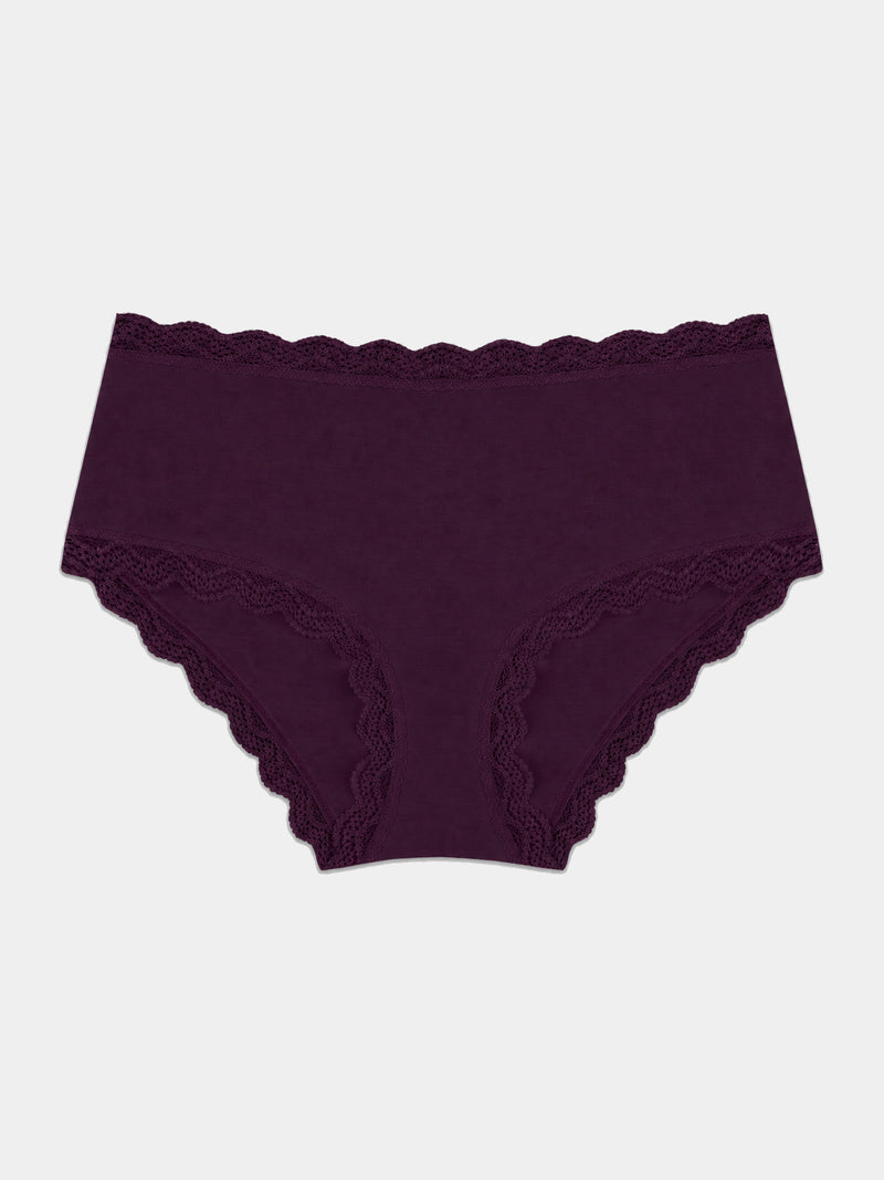 Shortie Brief - Black Cherry