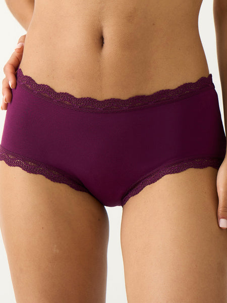 Shortie Brief - Black Cherry