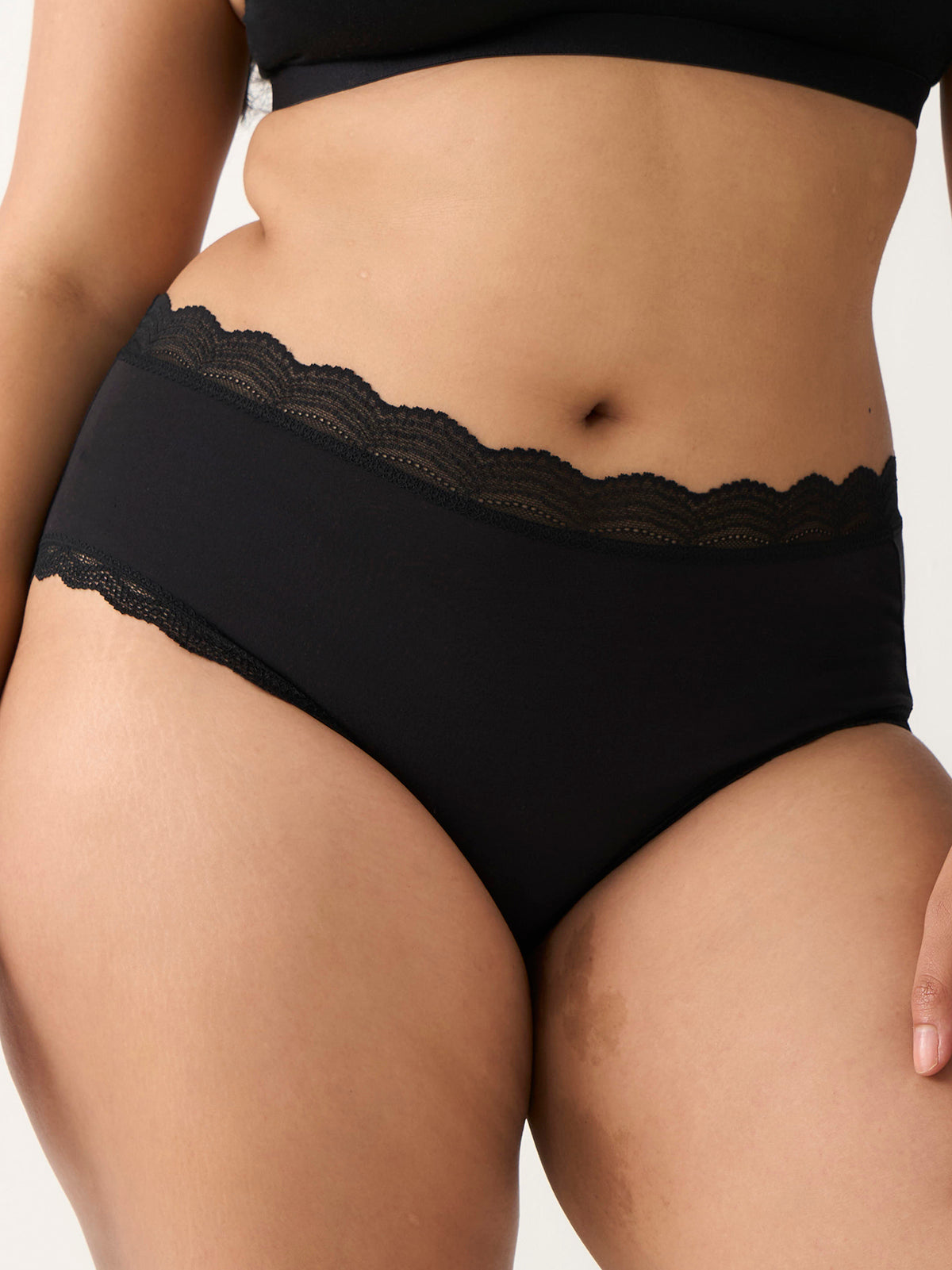 High Rise Brief - Black