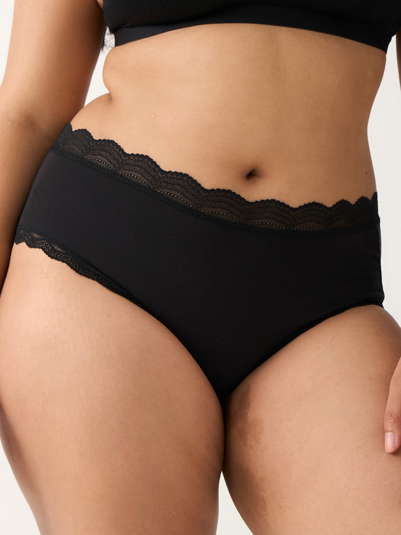 High Rise Brief - Black