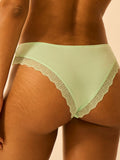 ZigZag Lace Brazilian Brief - Spearmint