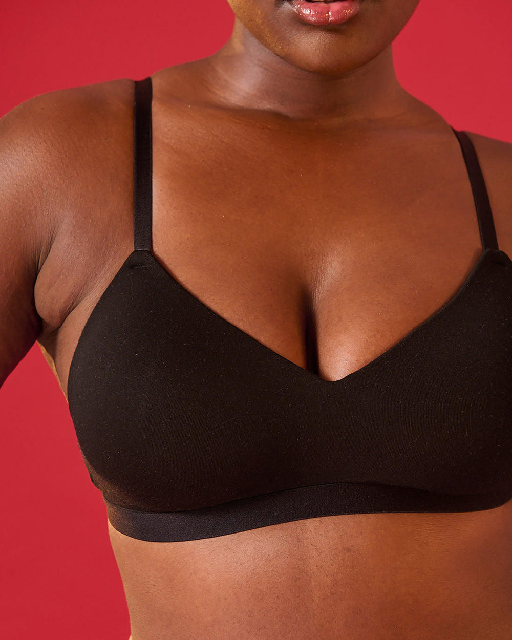 Smooth Sculpt Padded Bra - Black Stripe & Stare