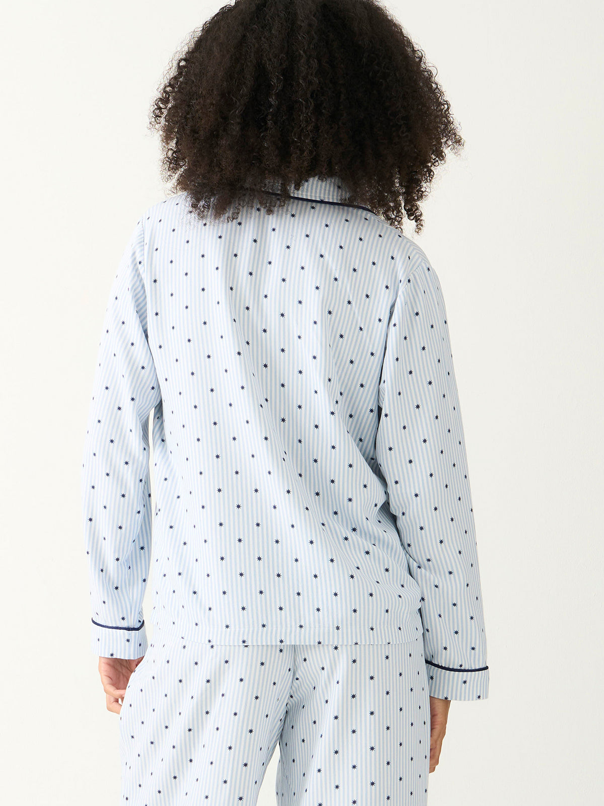 Soft Brushed Woven Pajama Top - Stripe & Shine