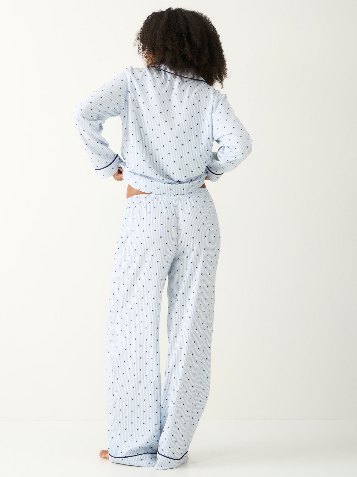 Soft Brushed Woven Pajama Bottoms - Stripe & Shine