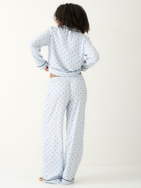 Soft Brushed Woven Pajama Bottoms - Stripe & Shine