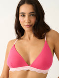 Triangle Lace Bra - Sugarplum Contrast