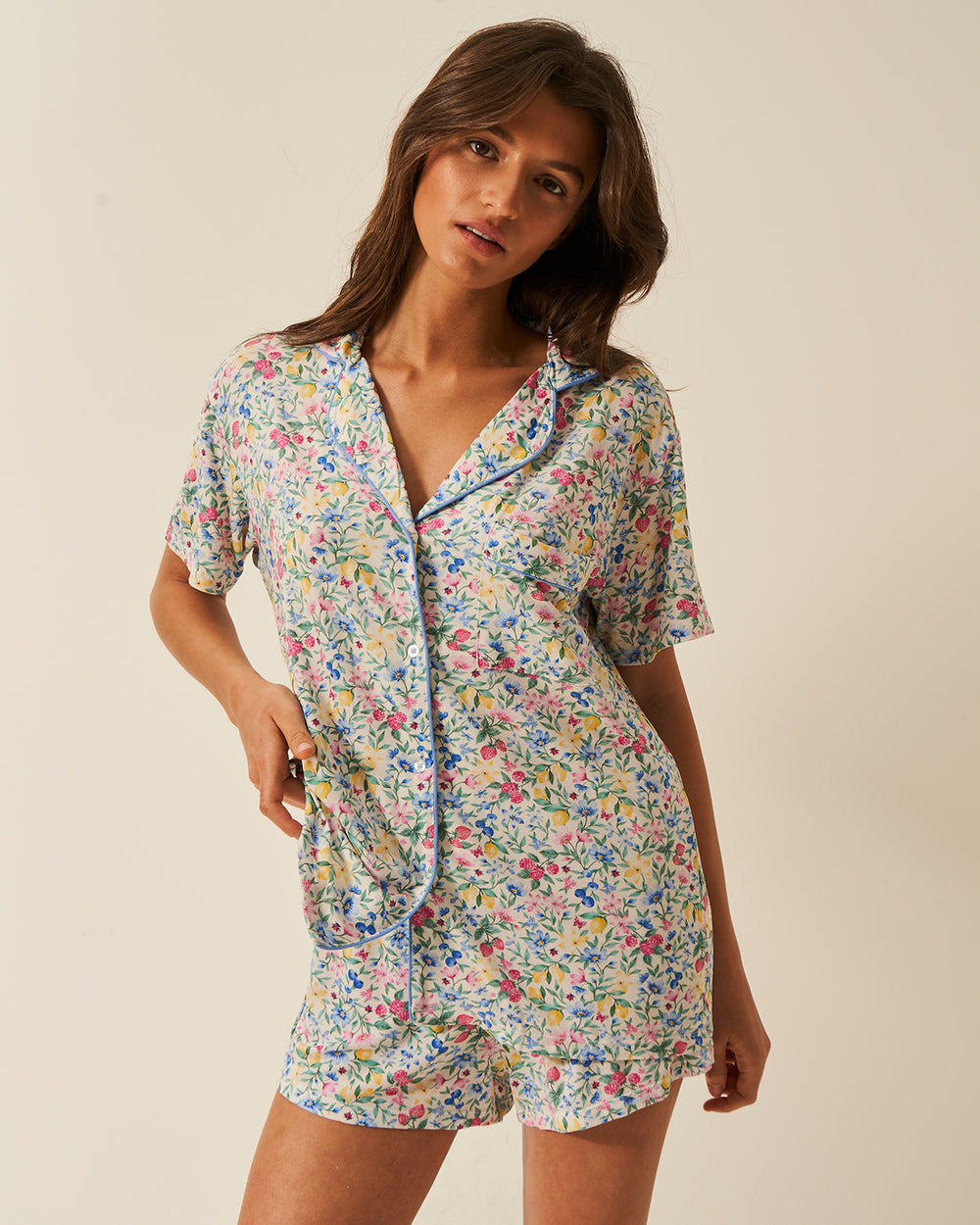 Short Pajama Set - Summer Garden Charming Garment Enterprises Co