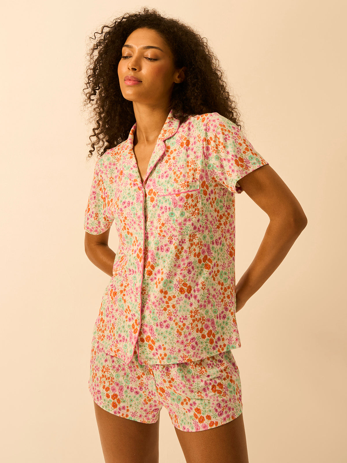 Short Pajama Set - Sweet Posy