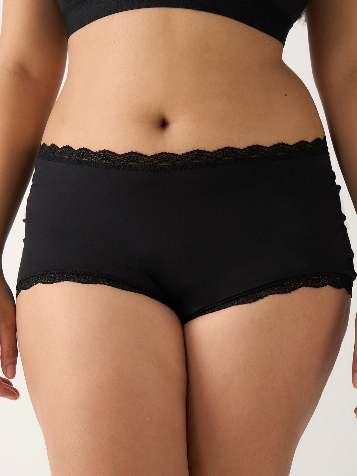 Hipster Brief Four Pack - Black