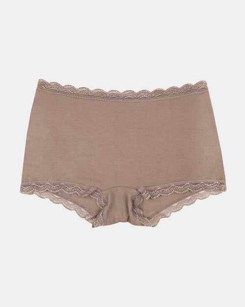 Hipster Brief - Taupe Stripe & Stare