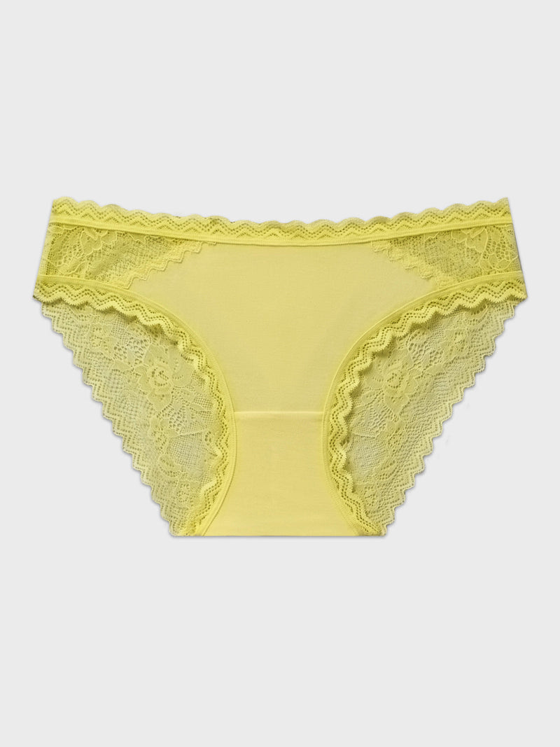 Eco Lace Original Brief - Lemon Zest