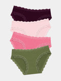 The Original Brief Four Pack - Black Cherry & Olive