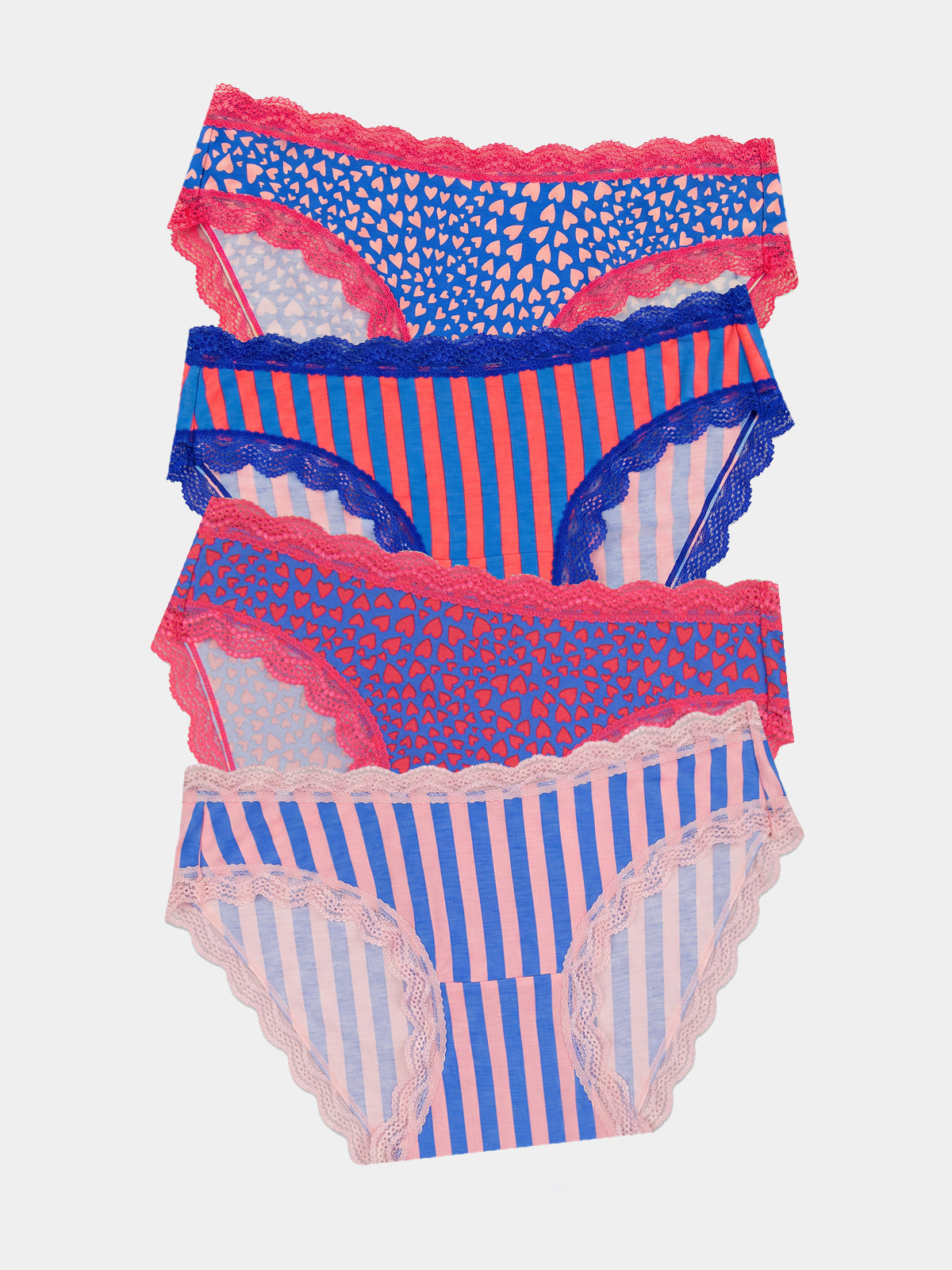 The Original Brief Four Pack - Boden x S&S Hearts