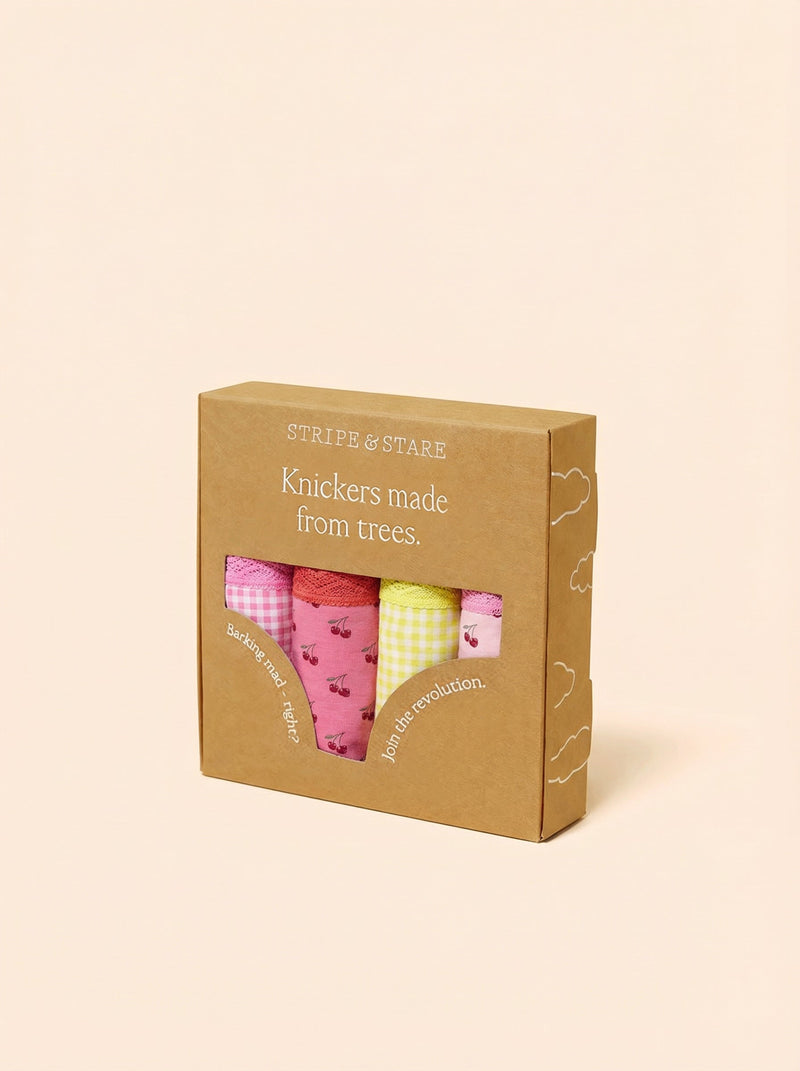 The Original Brief Four Pack - Cherry Baby