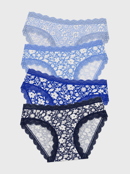 The Original Brief Four Pack - Cornflower Petals