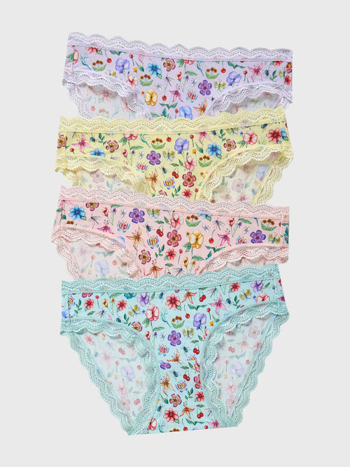The Original Brief Four Pack - Ethereal Wildflowers