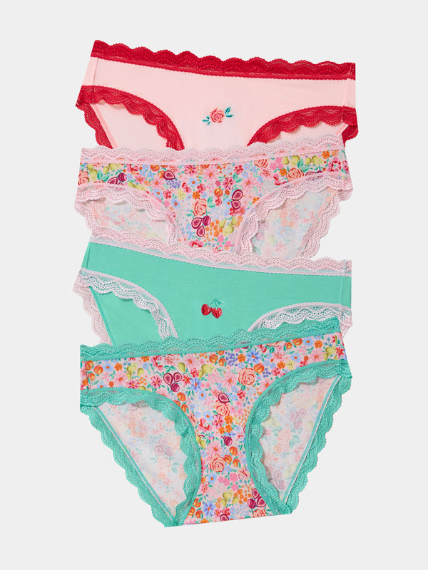 The Original Knicker Four Pack - Lady Garden Florals