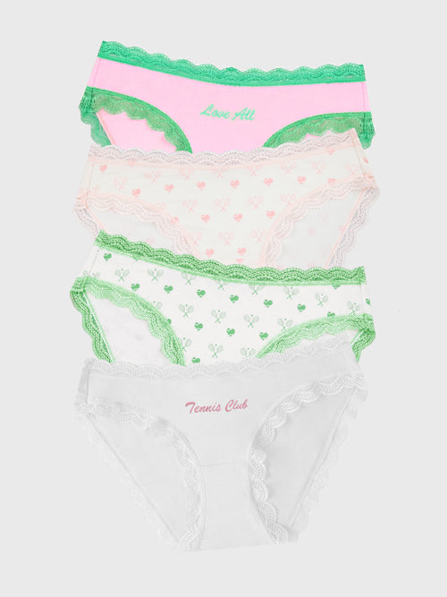 The Original Brief Four Pack - Tennis Club