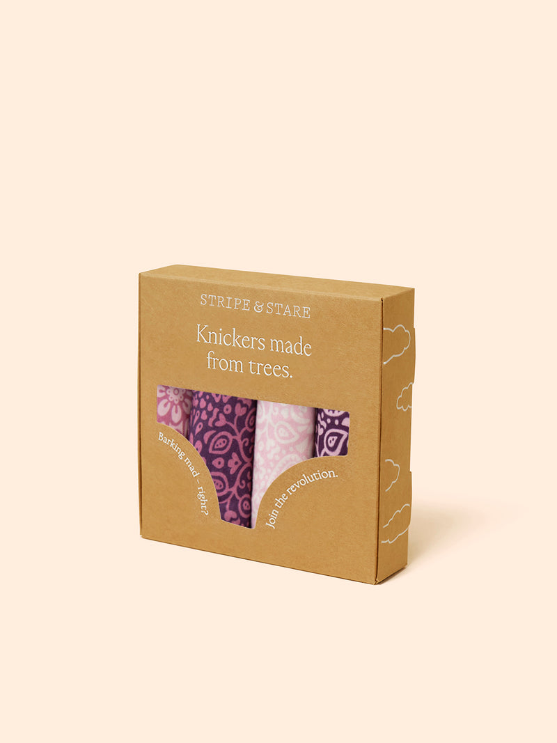 The Original Briefs Four Pack - Arts Floral