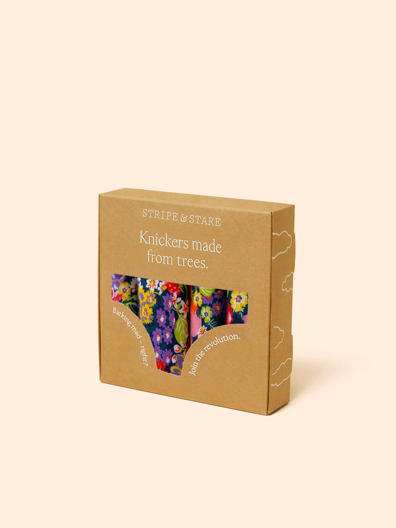 The Original Brief Four Pack - Botanical Bloom