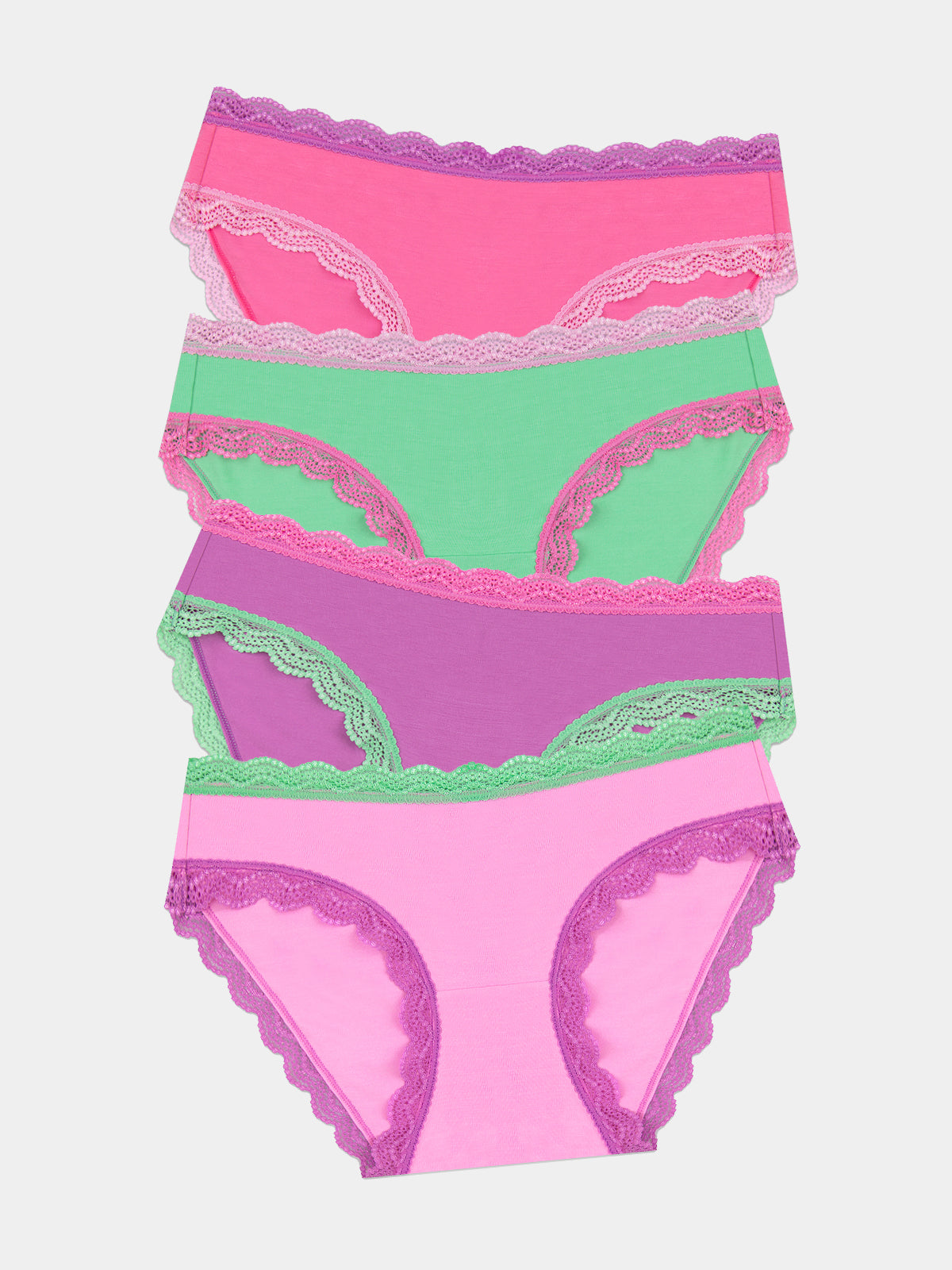 The Original Brief Four Pack - Candy Floss Brights