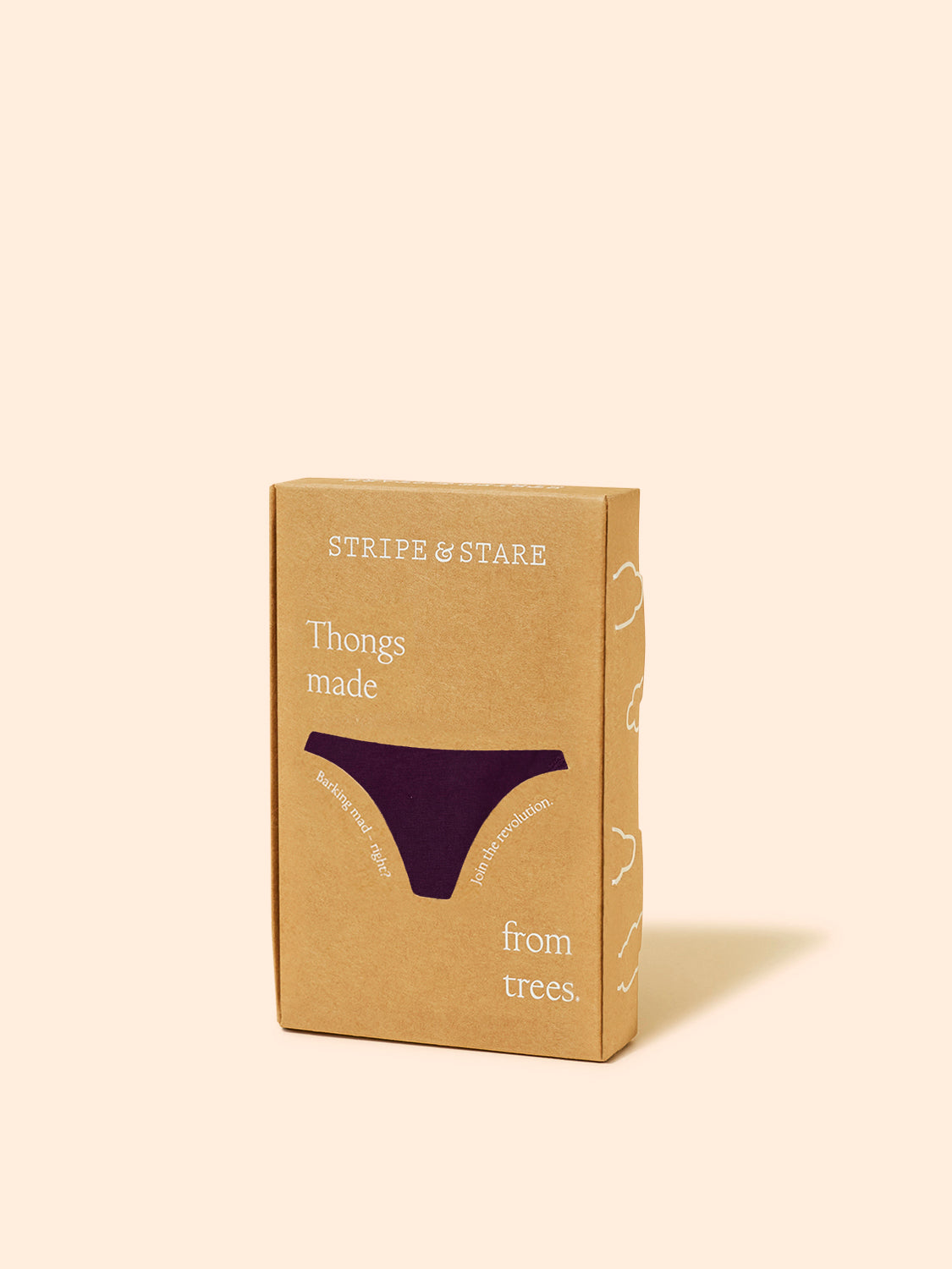 Thong - Black Cherry & Pink Pop