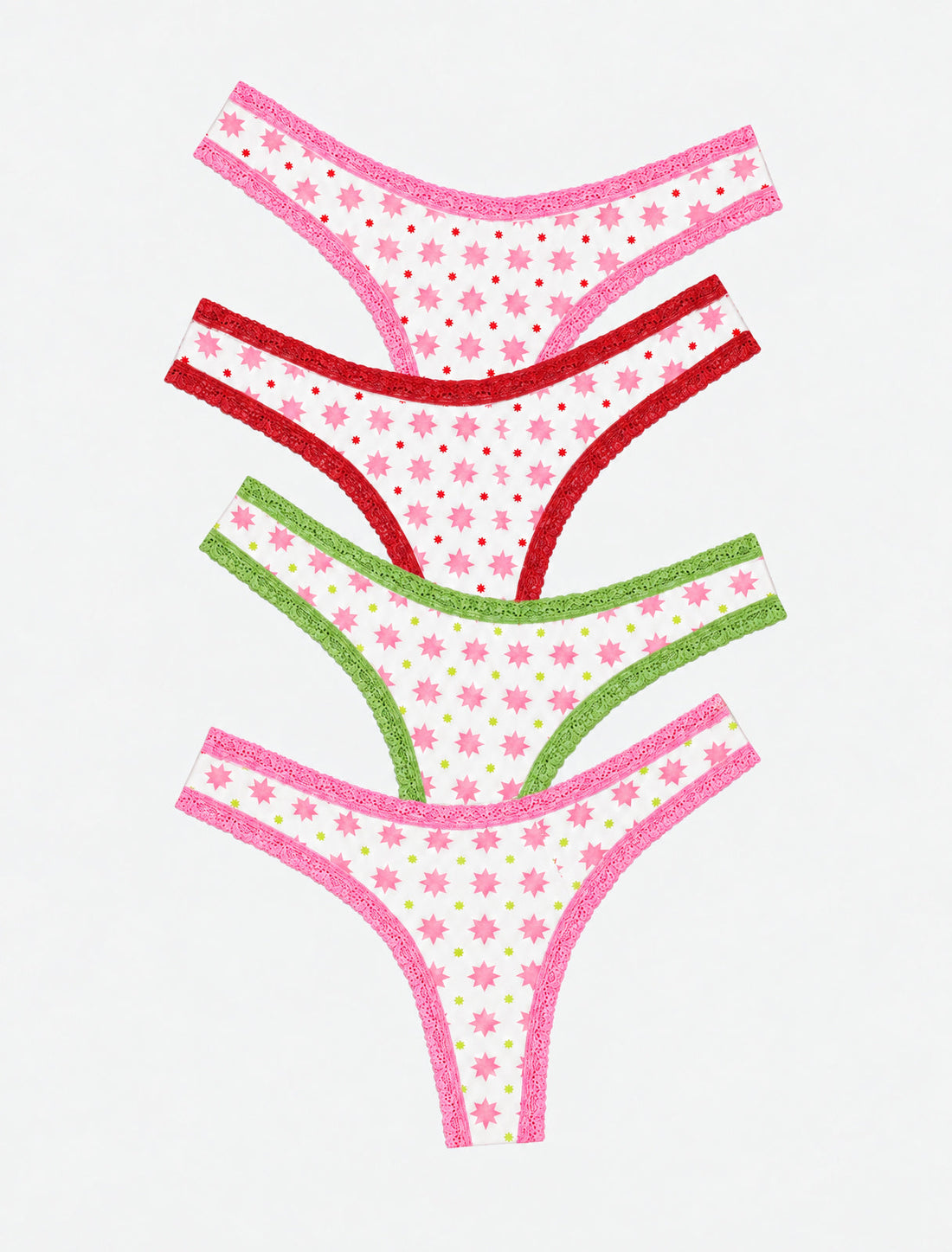 Thong Four Pack - Bright Spark