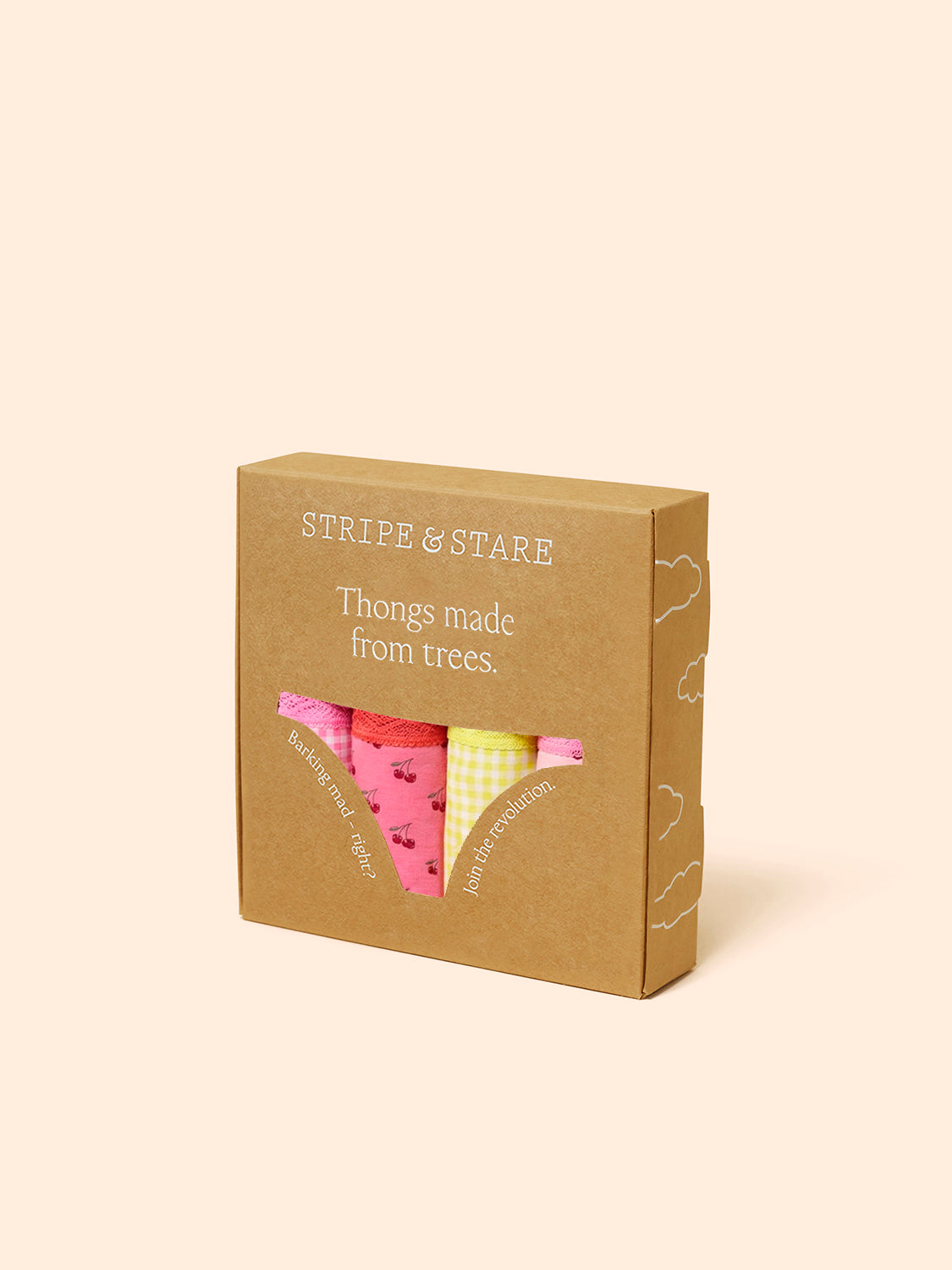Thong Four Pack - Cherry Baby