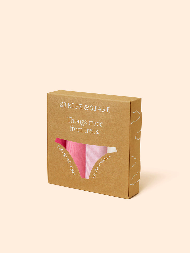 Thong Four Pack - Coconut Ice