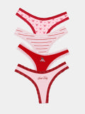Thong Four Pack - Santa Baby