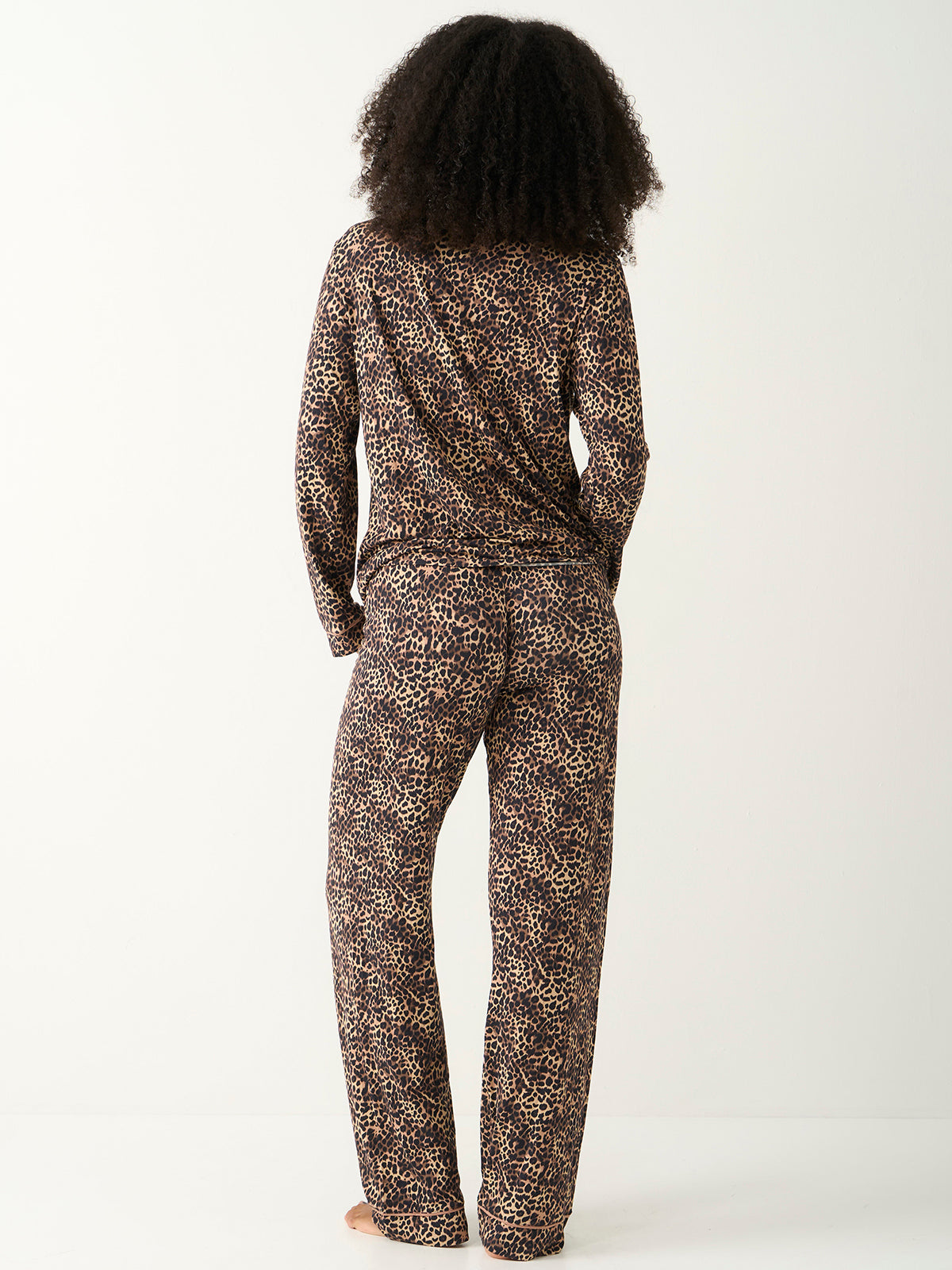 Long Pajama Set - True Leopard