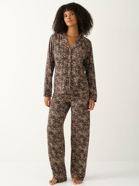 Long Pajama Set - True Leopard